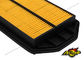 Filtro do motor de automóveis de Honda, auto cor do amarelo do OEM 17220-RZA-Y00 do filtro de ar